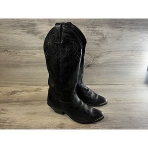 Laredo Men's Nashville Cowboy Western Boots | Size 11.5 EW (Extra Wide), Color: Peanut Black 6 thumbnail image